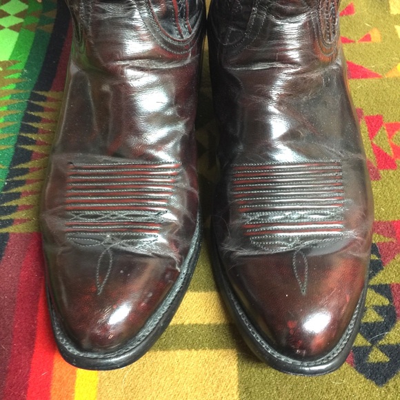 63 Lucchese Classic Handmade Leather Cowboy Boot - Picture 6 of 8
